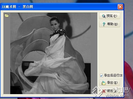如何为你的宝贝制作神奇“IE黑白魔术图”